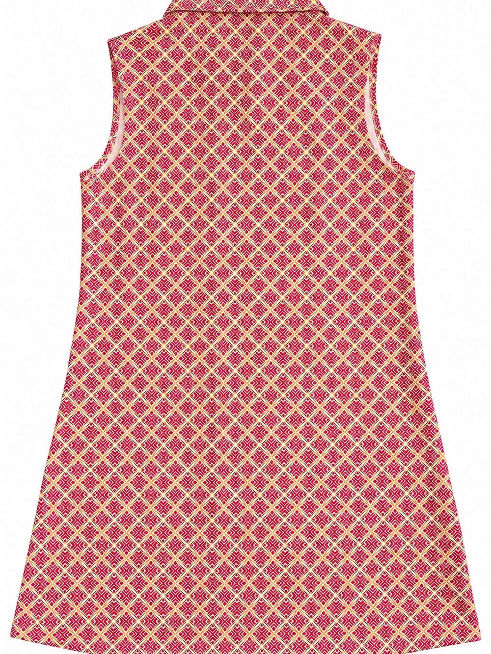 Sleeveless Pink Patterned Golf/Tennis Large Dress - Picture 3 of 7